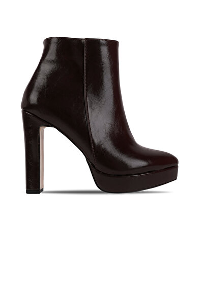 MY DERİ Camy Жіночі гострі носки на платформі з каблуком 4236