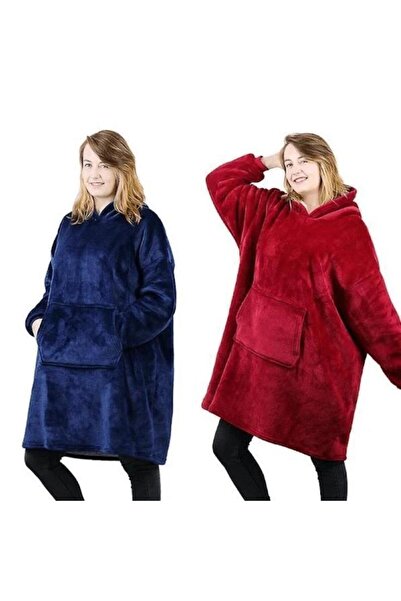 OEM Offer 2 x Blanket Sweatshirt with Hood and Sleeves