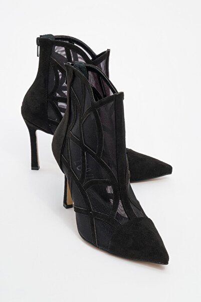 Marka Mıcam 2760 Women's Heeled Transparent Suede Boots