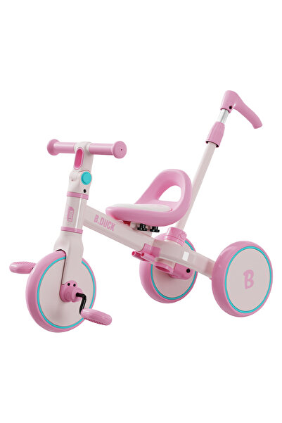 B.Duck - 4-in-1 Kids Bike: Balance, Sliding, Push & Tricycle Modes, Indoor/Ou...