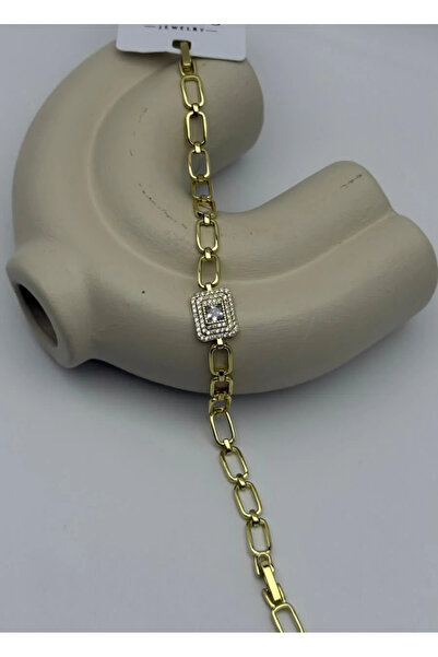 BİJU YILMAZ سوار من حجر الباجيت الذهبي من Xuping - 25 -xpb91