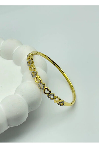 BİJU YILMAZ Xuping gold heart-shaped clamp - 25-xpke03