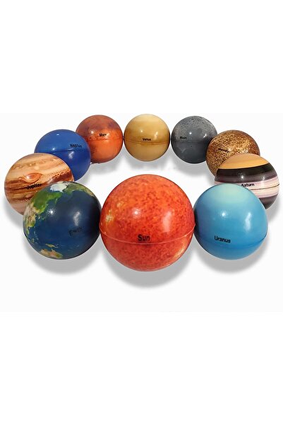 Arabest كرة تخفيف التوتر على شكل كواكب المجموعة الشمسية، كرات تخفيف التوتر عل...
