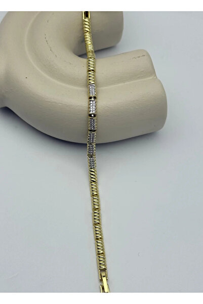 BİJU YILMAZ سوار ذهبي مرصع بالأحجار من Xuping - 25 -xpb87