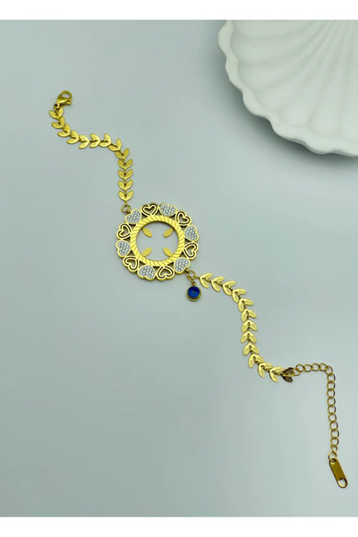 BİJU YILMAZ سوار ربع من الفولاذ الذهبي - 25-blk62