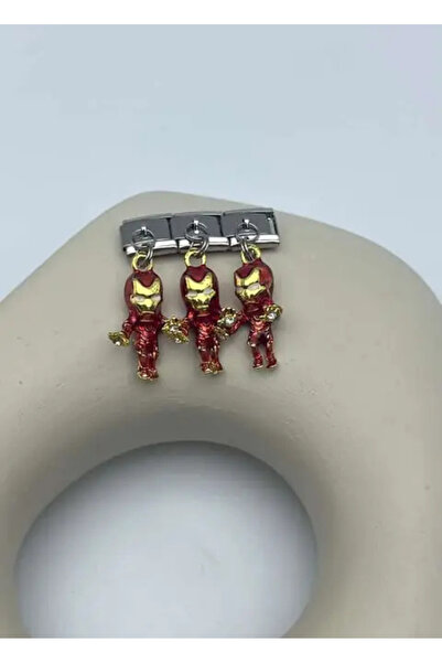 BİJU YILMAZ Çelik Silver Iron Mn Nomi Charm - 25crm59