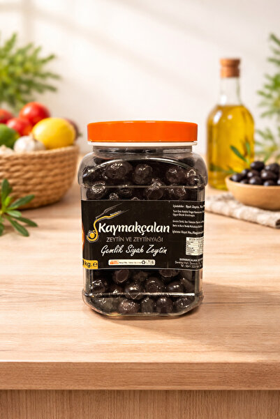 Kaymakçalan Zeytin ve Zeytinyağı Kaymakçalan Gemlik Siyah Zeytin 1 Kg