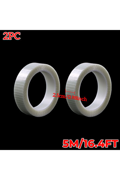 choice2 25mmx25mx2pc Strong Fiberglass Tape Waterproof Single-sided Seal tape...
