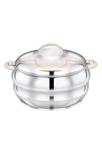 Bohara Sama stainless steel food container with unique embossing. Capacity: 7...