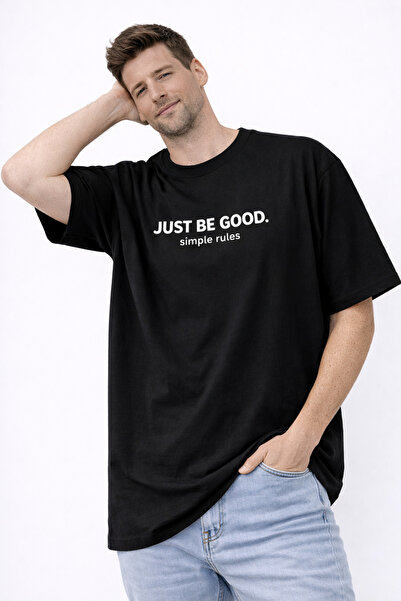 Me&On WEAR قصة فضفاضة تي شيرت للجنسين مصنوع من القطن بنسبة 100% - مطبوع عليه ...