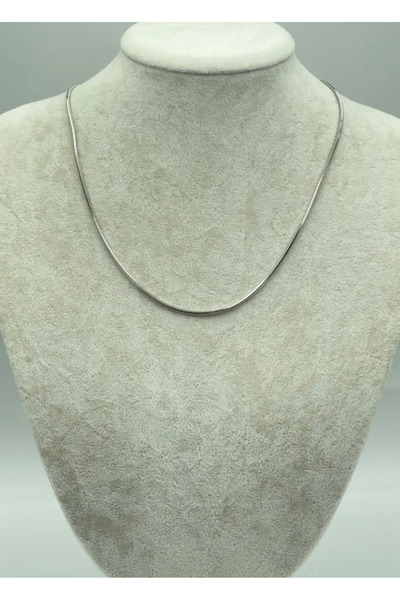 BİJU YILMAZ قلادة سلسلة فولاذية 45 سم - 25znc06