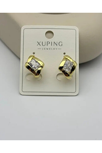 BİJU YILMAZ أقراط Xuping Gold Square Stone - 25-xpkp198