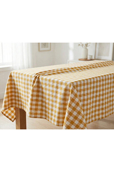 Stark Space %100 Pamuk - Kareli Masa Örtüsü, Sofra Bezi, Piknik Masa Örtüsü, ...