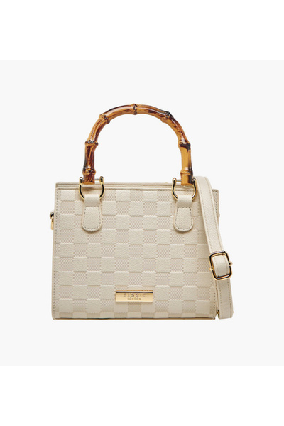 Bessie London Textured Tote Bag with Detachable Strap