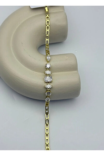 BİJU YILMAZ Xuping Gold Drop Stone Bracelet - 25-Xpb64