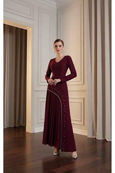 Cutie Barbie evening dress, medical-grade fabric + pleated georgette + pearl ...