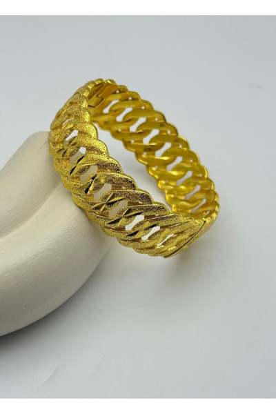 BİJU YILMAZ Vip 22K Altın Kaplama Kelepçe - 2622klp01