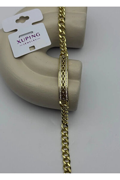 BİJU YILMAZ Xuping gold stone design bracelet - 25 -xpb108