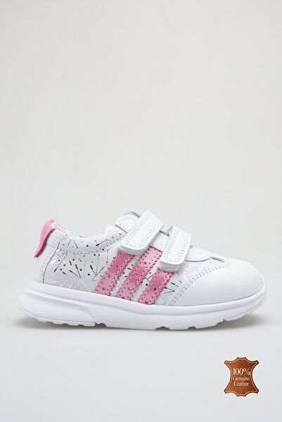 lina step Pantofi sport pentru fete First Step cu talpă ortopedică din piele ...