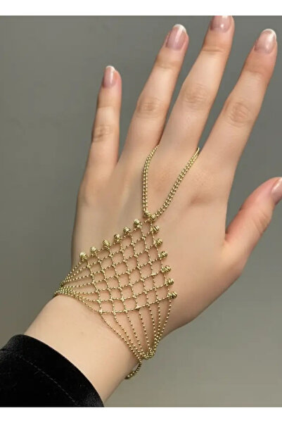 BİJU YILMAZ 14K Kaplama Hasır Şahmeran - 25shm54