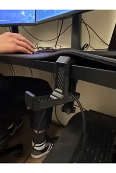 Kariyer حامل سماعات الرأس قابل للتعليق على حافة الطاولة - حامل سماعات الرأس -...