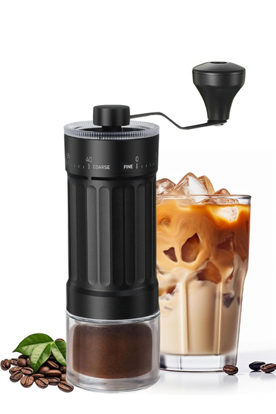 MHONGWEI Upgraded Professional Manual Coffee Grinder with Anti-slip Design an...