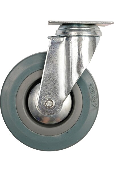 Other Swivel castor with gray rubber 75mm / 87362 / VOREL