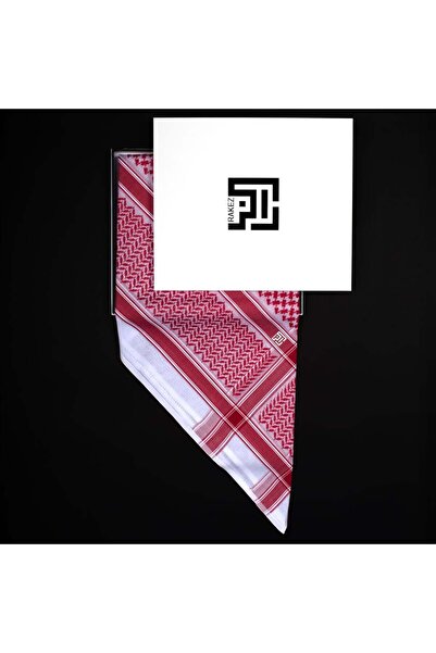 RAKEZ Men's red shemagh