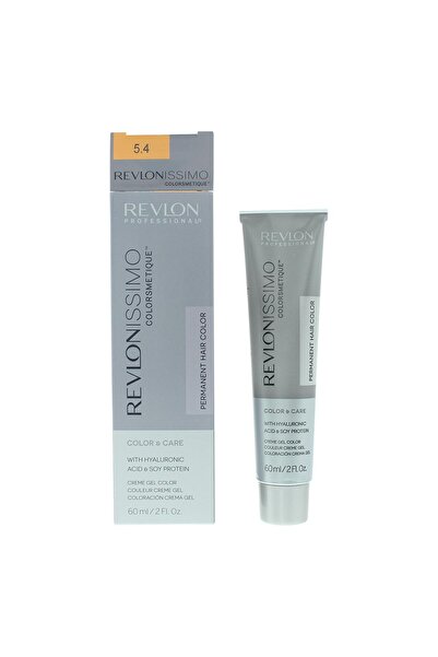 Revlon , Revlonissimo Colorsmetique, Permanent Hair Dye, 5.4 Light Copper Bro...