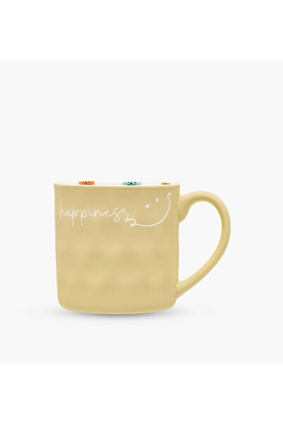 Lifestyle كوب سيراميك مطبوع عليه رسومات - 350 مل