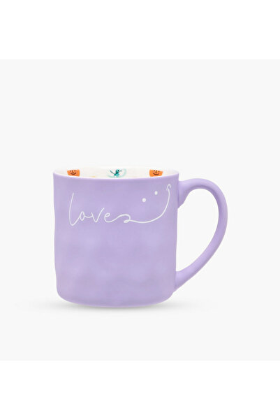 Lifestyle Love Print New Bone China Mug with Handle - 350 ml