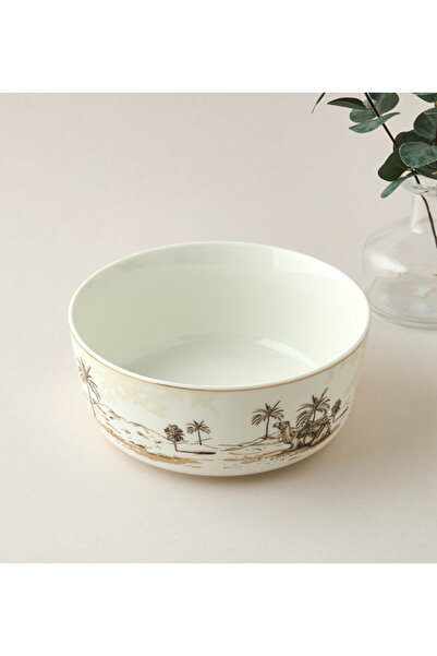 Lifestyle Nomad Luxe Printed Serving Bowl - 20.5 cms