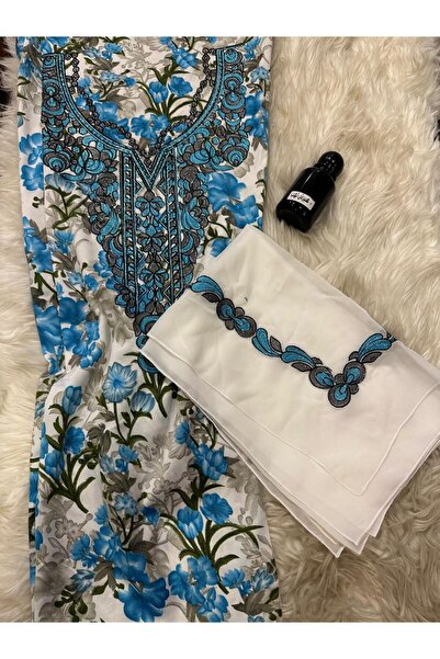 QUINN Makhawir Makhour with a veil adorned with luxurious crystal beads, unst...