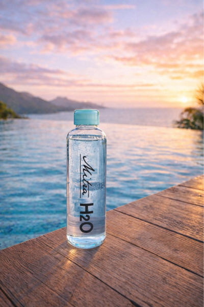 Kapris Borosilicate Glass Flask 1000 ml Turquoise 3848