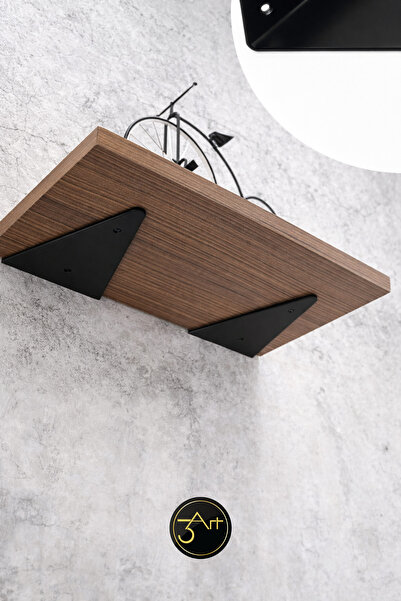 3art Metal Dekoratif Raf Tutucu – Duvar Raf Ayağı, Modern & Dayanıklı Raf Bra...