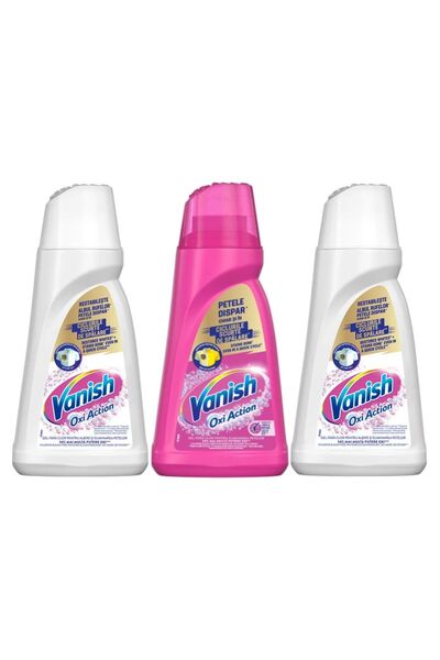 Vanish Oxi Action Roz 1000ml x1 + Oxi Action Alb 1000ml x2