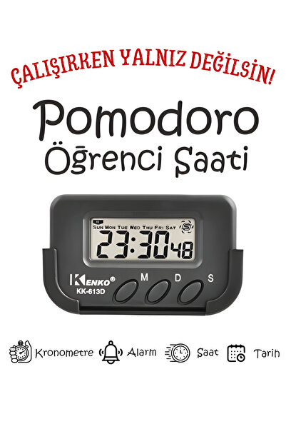 Sıfırdan Yayınları Pomodoro Öğrenci Saati - Kronometreli Ders Çalışma Saati -...