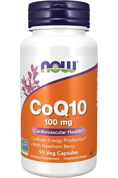 Now Foods مكملات غذائية، ١٠٠ ملغ من CoQ10 مع توت الزعرور، درجة صيدلانية، منتج...