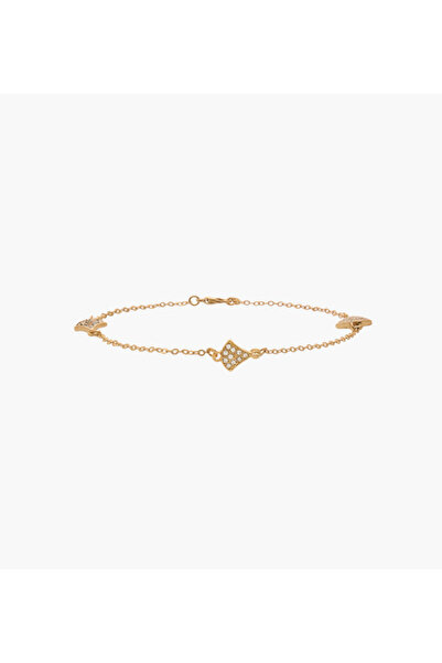 Lifestyle Metal Embellished Anklet