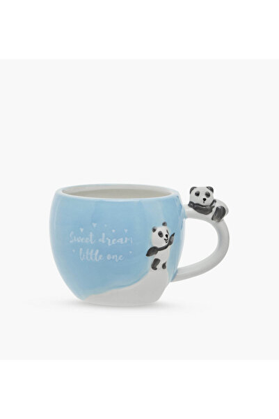 Panda كوب دولوميت ثلاثي الأبعاد منقوش - 480 مل