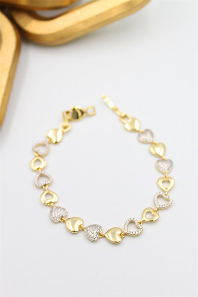 teknoparkx سوار كارت شوبينج في آي بي على شكل قلب - ذهبي