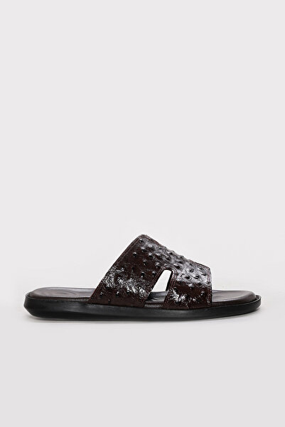 FAST STEP Genuine Leather Men's Flat Slippers 295Ma782