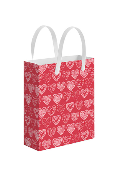 Share the Love Love Hearts Red Gift Bag, Large