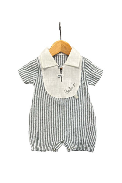 The-kid.co LUCA CUTE ROMPER - KHAKI