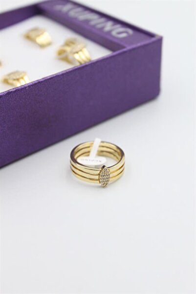 MENESSA Box of 6 Xuping Rings - Gold