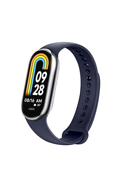 Tech-Protect Icon Silicon Strap for Xiaomi Mi Band 8/9 NFC - Navy Blue