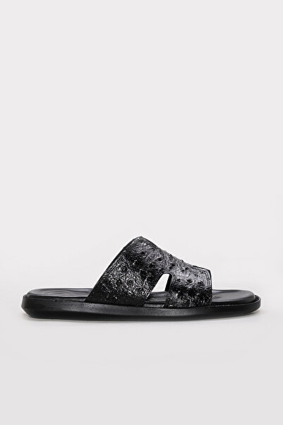 FAST STEP Genuine Leather Men's Flat Slippers 295Ma782