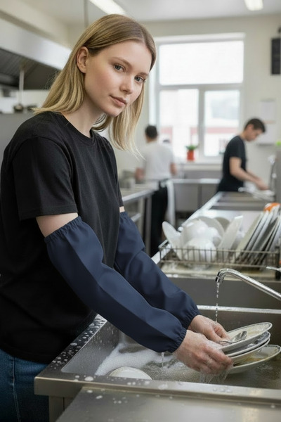 canan erman dolunay iş güvenliği ekipmanları Su geçirmez bulaşık kolluk pvc k...