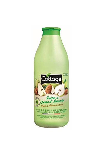 Cottage Shower Gel and Bath Milk, Pear and Almond, 750 ml