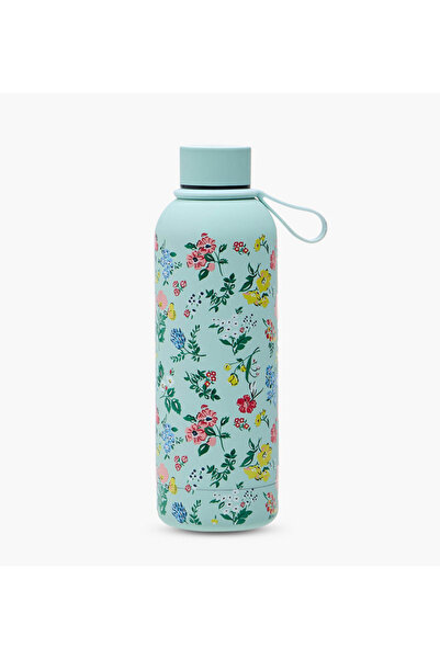 Lifestyle Floral Print Stainless Steel Double Wall Water Bottle - 500 ml